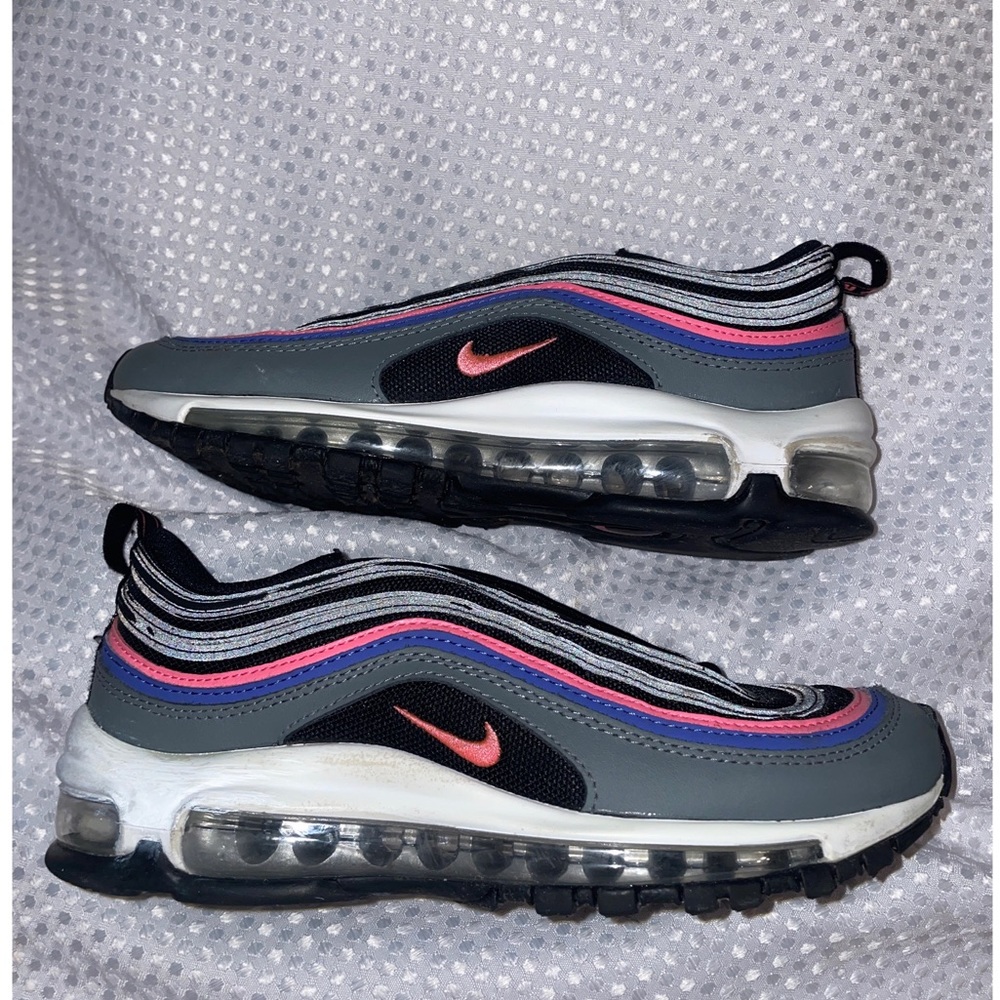 Nike Air Max 97 GS Black Smoke Grey 921522-026 Sz 5Y Women 6.5